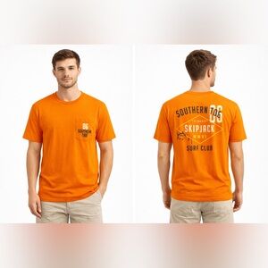 Southern Tide Orange Short Sleeve Tee